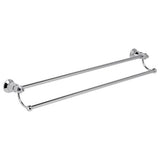 Fienza 81008 Lillian Adjustable Double Towel Rail 800mm Chrome - Double Towel Rail