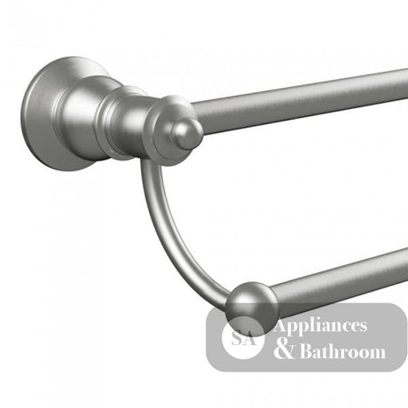 Fienza 81008BN Lillian Adjustable Double Towel Rail Brushed Nickel