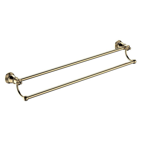 Fienza 81008UB Lillian Double Adjustable Towel Rail Urban Brass - Double Towel Rail