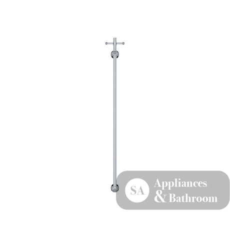 Fienza 8101000 Lillian Vertical Heated Towel Rail 93 x 1000mm Chrome