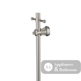 Fienza 8101000BN Lillian Vertical Heated Towel Rail 93 x 1000mm Brushed Nickel