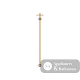 Fienza 8101000UB Lillian Vertical Heated Towel Rail 93 x 1000mm Urban Brass