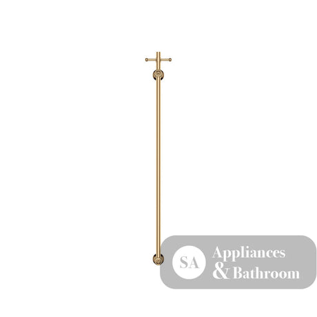 Fienza 8101000UB Lillian Vertical Heated Towel Rail 93 x 1000mm Urban Brass