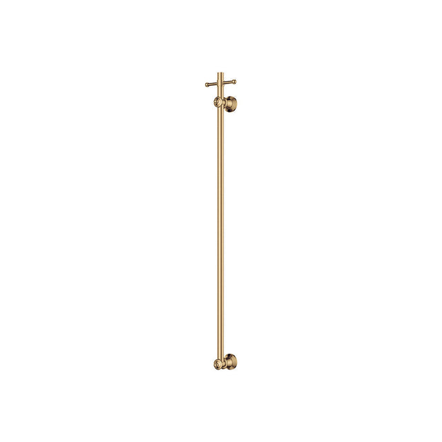 Fienza 8101000UB Lillian Vertical Heated Towel Rail 93 x 1000mm Urban Brass