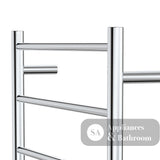Fienza 82760120 Isabella Heated Towel Rail 600 x 1200mm Chrome - Heated Towel Ladder