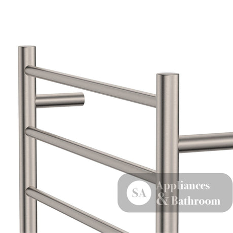 Fienza 8276080BN Isabella Heated Towel Rail 600 x 800mm Brushed Nickel