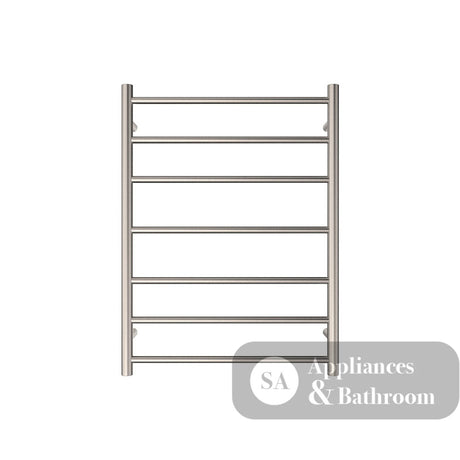 Fienza 8276080BN Isabella Heated Towel Rail 600 x 800mm Brushed Nickel