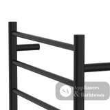 Fienza 8276080MB Isabella Heated Towel Rail 600 x 800mm Matte Black