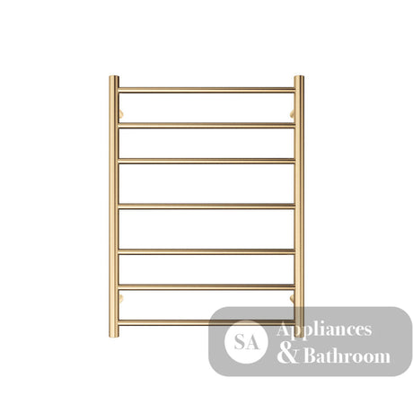 Fienza 8276080UB Isabella Heated Towel Rail 600 x 800mm Urban Brass