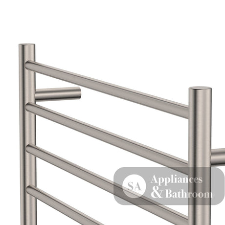 Fienza 8277570BN Isabella Heated Towel Rail 750 x 700mm Brushed Nickel