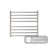 Fienza 8277570BN Isabella Heated Towel Rail 750 x 700mm Brushed Nickel
