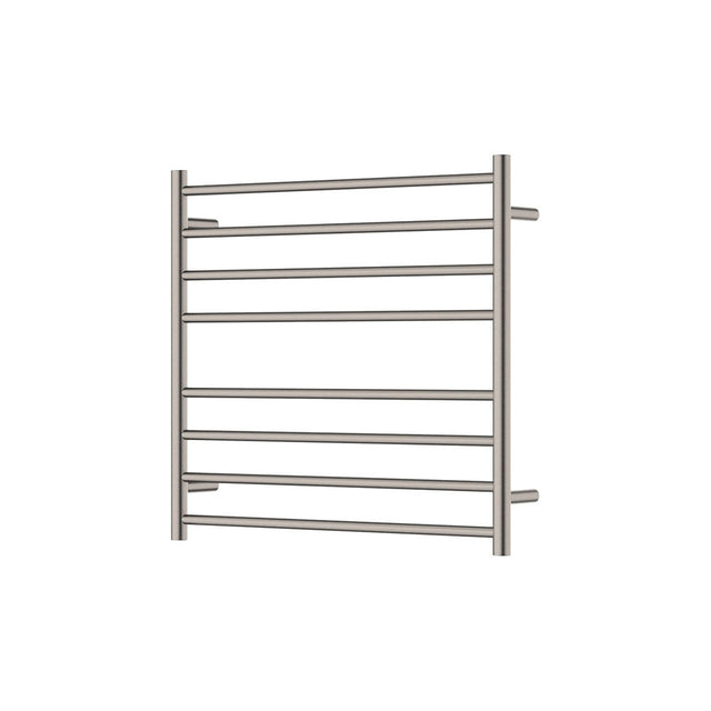Fienza 8277570BN Isabella Heated Towel Rail 750 x 700mm Brushed Nickel
