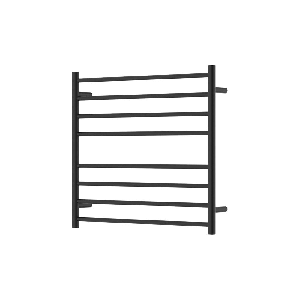 Fienza 8277570MB Isabella Heated Towel Rail 750 x 700mm Matte Black