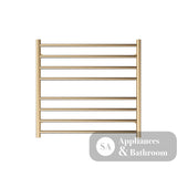 Fienza 8277570UB Isabella Heated Towel Rail 750 x 700mm Urban Brass