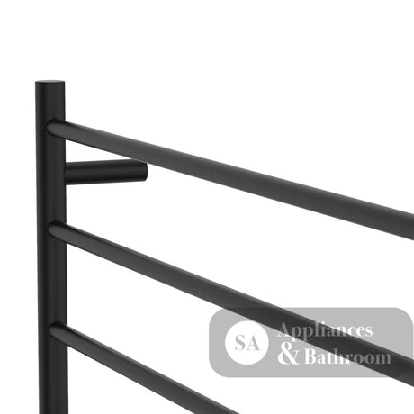 Fienza 8279075MB Isabella Heated Towel Rail 900 x 750mm Matte Black