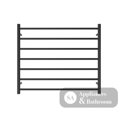 Fienza 8279075MB Isabella Heated Towel Rail 900 x 750mm Matte Black