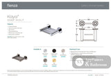 Fienza 82806BN Kaya Soap Shelf Brushed Nickel - Soap Holders