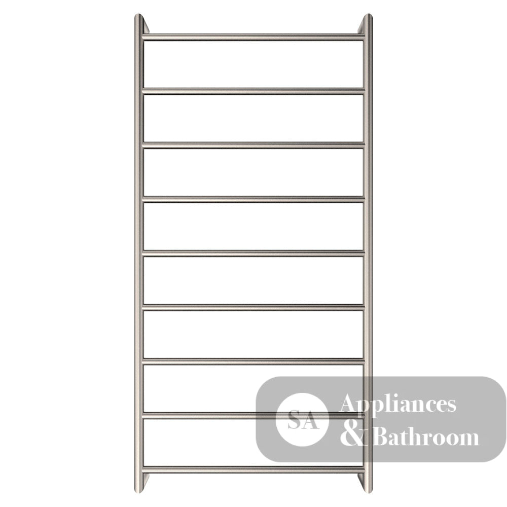 Fienza 82860120BN Kaya Heated Towel Rail 600 x 1200mm Brushed Nickel Finish