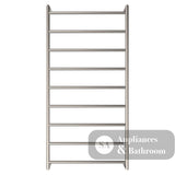 Fienza 82860120BN Kaya Heated Towel Rail 600 x 1200mm Brushed Nickel Finish