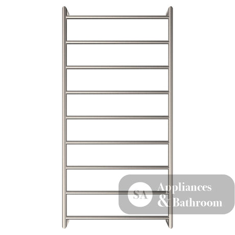 Fienza 82860120BN Kaya Heated Towel Rail 600 x 1200mm Brushed Nickel Finish