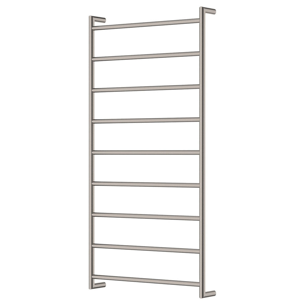 Fienza 82860120BN Kaya Heated Towel Rail 600 x 1200mm Brushed Nickel Finish