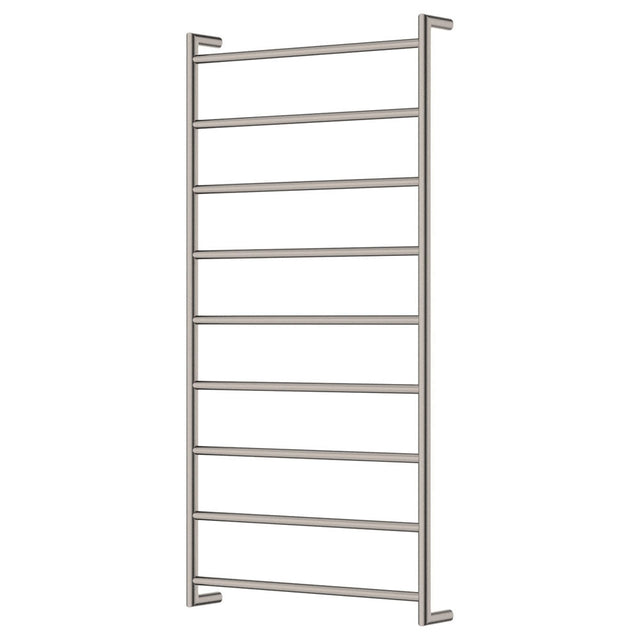 Fienza 82860120BN Kaya Heated Towel Rail 600 x 1200mm Brushed Nickel Finish
