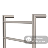Fienza 82860120BN Kaya Heated Towel Rail 600 x 1200mm Brushed Nickel Finish