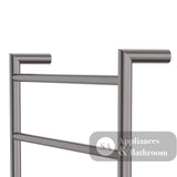 Fienza 82860120GM Kaya Heated Towel Rail 600 x 1200mm Gun Metal Finish
