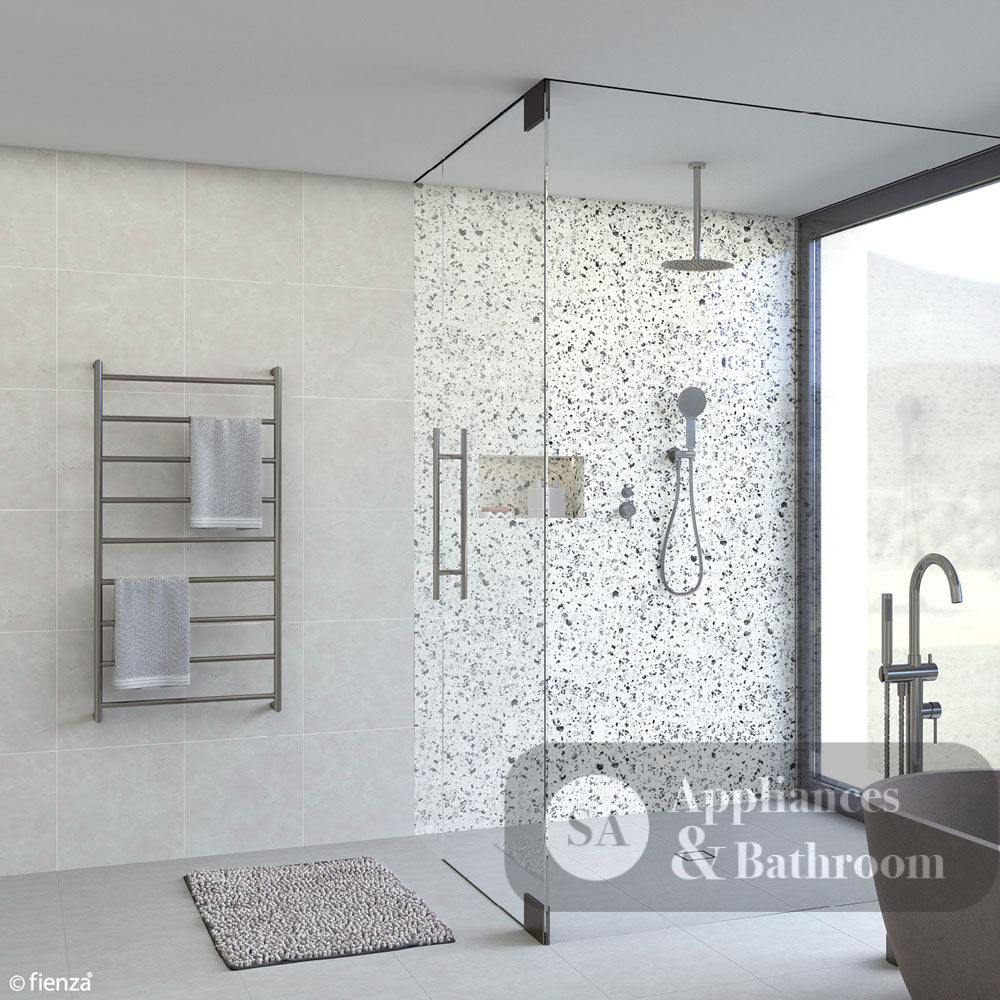 Fienza 82860120GM Kaya Heated Towel Rail 600 x 1200mm Gun Metal Finish