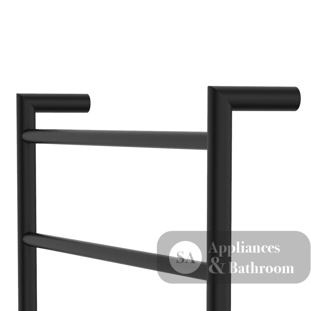Fienza 82860120MB Kaya Heated Towel Rail 600 x 1200mm Matte Black