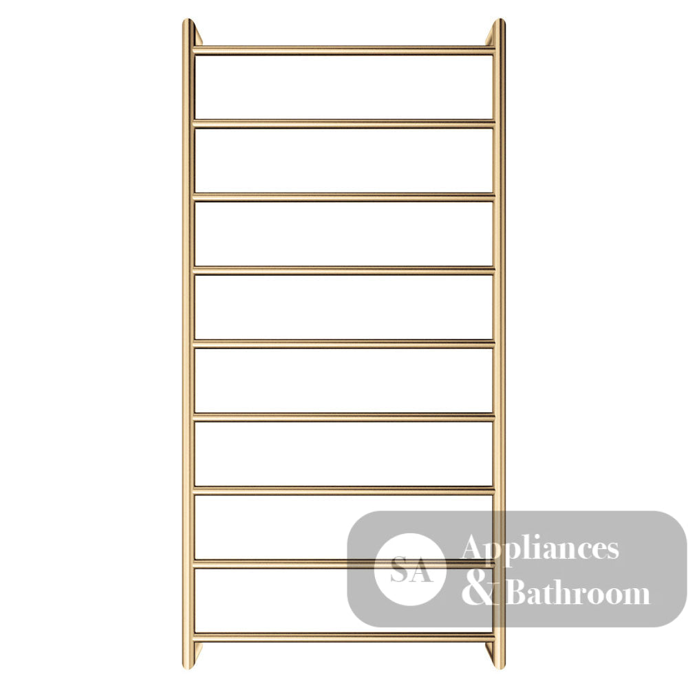 Fienza 82860120UB Kaya Heated Towel Rail 600 x 1200mm Urban Brass Finish