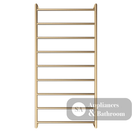 Fienza 82860120UB Kaya Heated Towel Rail 600 x 1200mm Urban Brass Finish