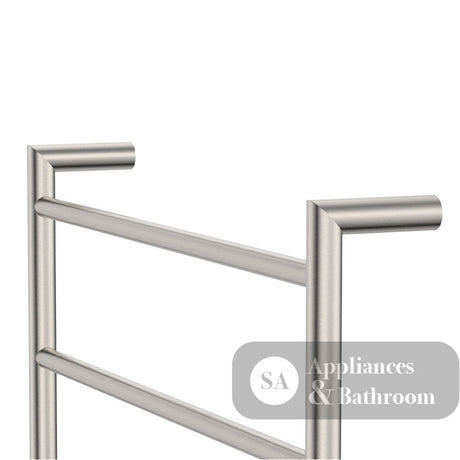 Fienza 8286080BN Kaya Heated Towel Rail 600 x 800mm Brushed Nickel