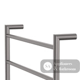 Fienza 8286080GM Kaya Heated Towel Rail 600 x 800mm Gun Metal