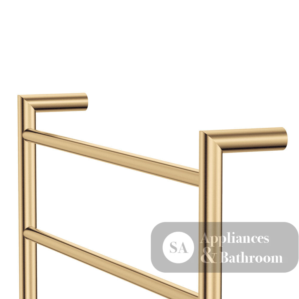 Fienza 8286080UB Kaya Heated Towel Rail 600 x 800mm Urban Brass