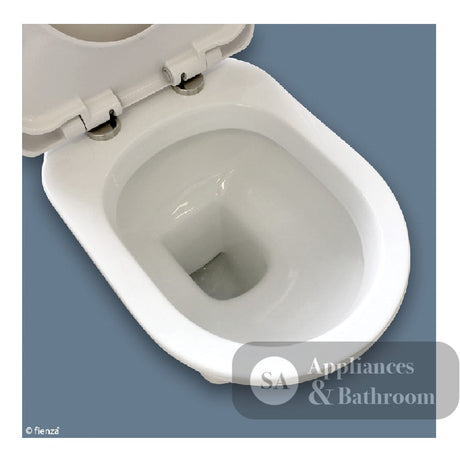 Fienza 870630WA Washington RAK Front Lever Adjustable Link S-Trap 270-320mm Toilet Suite White - Toilet Suites
