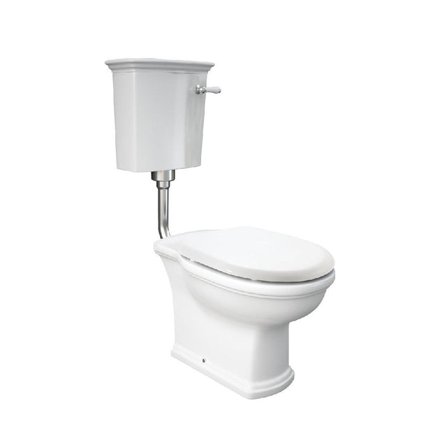 Fienza 870630WA Washington RAK Front Lever Adjustable Link S-Trap 270-320mm Toilet Suite White - Toilet Suites