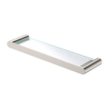 Fienza 88907BN Empire Slim Shower Shelf Glass Brushed Nickel - Bathroom Shelves