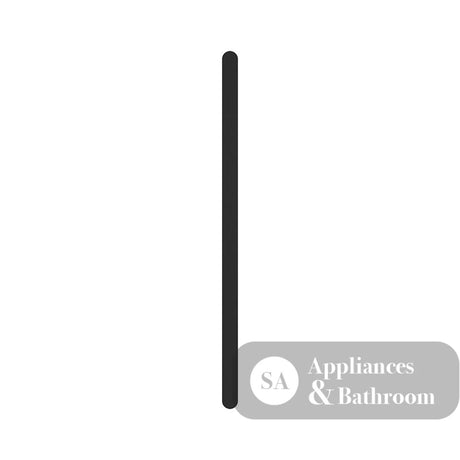 Fienza 889900B Empire Slim Vertical Heated Towel Rail 12V 900mm (1 Bar) Matte Black - Towel Ladder