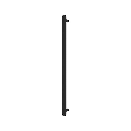 Fienza 889900B Empire Slim Vertical Heated Towel Rail 12V 900mm (1 Bar) Matte Black - Towel Ladder