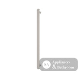 Fienza 889900BN Empire Slim Vertical Heated Towel Rail 12V 900mm (1 Bar) Brushed Nickel - Towel Ladder