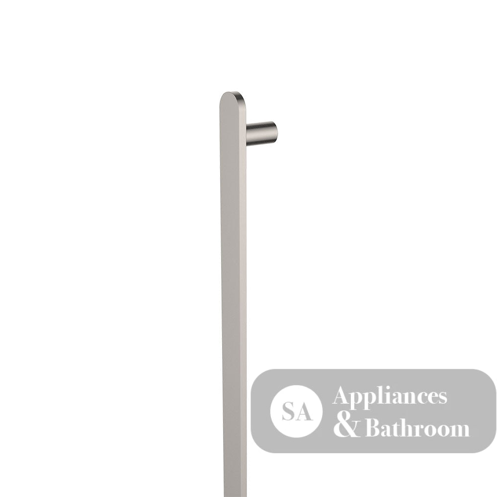 Fienza 889900BN Empire Slim Vertical Heated Towel Rail 12V 900mm (1 Bar) Brushed Nickel - Towel Ladder