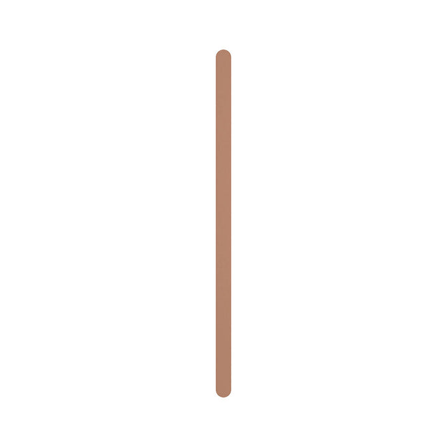 Fienza 889900CO Empire Slim Vertical Heated Towel Rail 12V 900mm (1 Bar) Brushed Copper - Towel Ladder