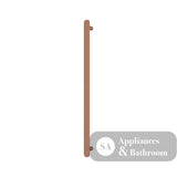 Fienza 889900CO Empire Slim Vertical Heated Towel Rail 12V 900mm (1 Bar) Brushed Copper - Towel Ladder