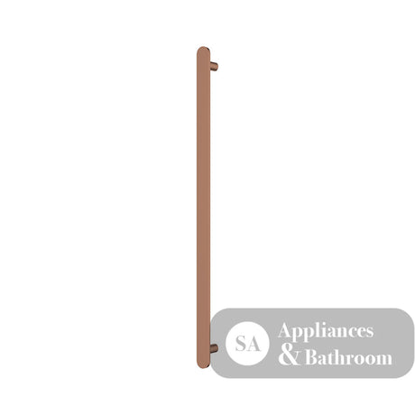 Fienza 889900CO Empire Slim Vertical Heated Towel Rail 12V 900mm (1 Bar) Brushed Copper - Towel Ladder