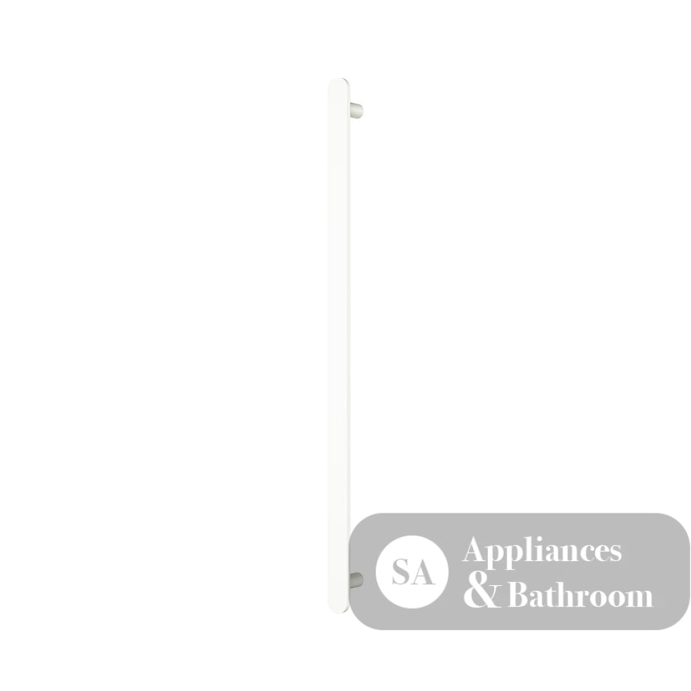 Fienza 889900MW Empire Slim Vertical Heated Towel Rail 12V 900mm (1 Bar) Matte White - Towel Ladder