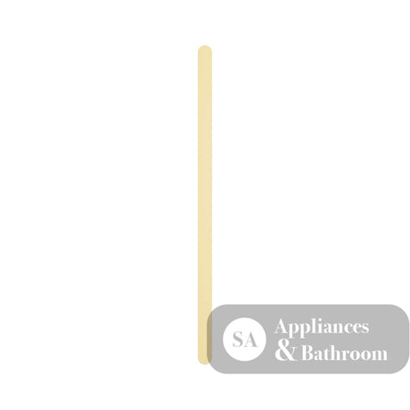 Fienza 889900UB Empire Slim Vertical Heated Towel Rail 12V 900mm (1 Bar) Urban Brass - Towel Ladder