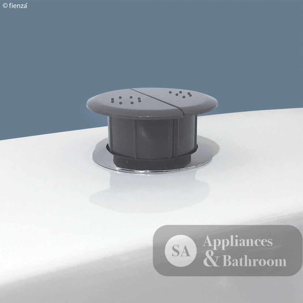 Fienza 890200G Raised Care Flush Buttons Grey - Push Buttons