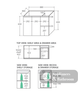 Fienza 900Mm Sc90Sr Crystal Pure Undermount Stone Top Edge Scandi Oak Wall Hung Vanity Unit Right