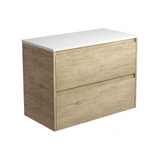 Fienza 90BS Amato 900 Wall Hung Cabinet Scandi Oak Cabinet Only - Cabinet Only